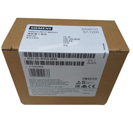 Módulo 1231 análogo do PLC do módulo da RTD da RTD 4 x AI da manutenção programada do módulo entrado de 6ES7231-5PD32-0XB0 SIMATIC S7-1200 6ES7 231-5PD32-0XB0