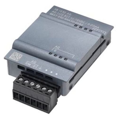 SB da saída análoga de Siemens 6ES7 232-4HA30-0XB0 SIMATIC S7-1200 1232 1 AO 10VDC (12 BOCADO RES) OU 0-20 miliampère (11 BOCADO RES)