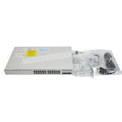 Fundamentos da rede de Cisco C9200L-24P-4 X-E Catalyst 9200L 24-P PoE+ 4x10G