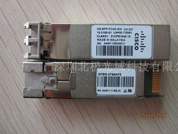 Cisco DS-SFP-FC4G-SW Compatível com 4G SFP Fibre Channel 850nm 150m DOM Duplex LC MMF Optical Transceiver Module