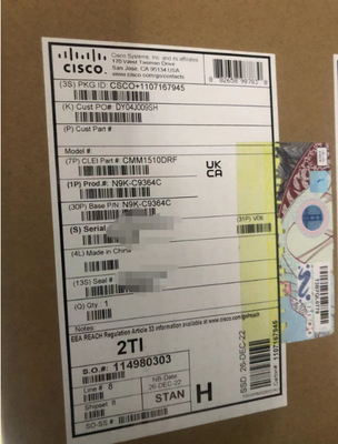 Interruptor de fibra ótica da espinha da série 9364C ACI do nexo 9000 de N9K-C9364C com 64p 40/100G QSFP28