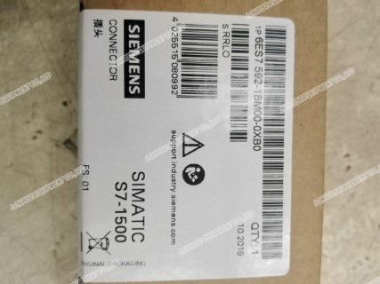 Do original industrial SIMATIC S7-1500 do controle do PLC de SIEMENS 6ES7592-1BM00-0XB0 conector novo da parte dianteira