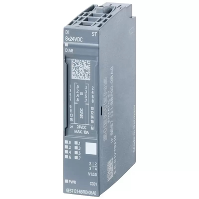 Módulo módulo entrado industrial de SIMATIC do Plc de 6ES7131 6BF00 0CA0 Siemens E de 200SP Digitas