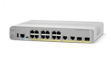 WS-C3560CX-12PC-S pronto para funcionar Compatível com 12 portas Switch Layer 3 POE Ethernet Ports 2 SFP&amp; 2GE uplinks