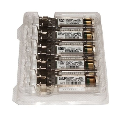 SFP-10G-SR-X 10GBASE-SR Módulo SFP LC Conector 850nm 300m Faixa de fibra multimodo (MMF)