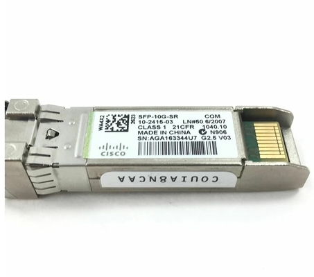 SFP-10G-SR-X 10GBASE-SR Módulo SFP LC Conector 850nm 300m Faixa de fibra multimodo (MMF)
