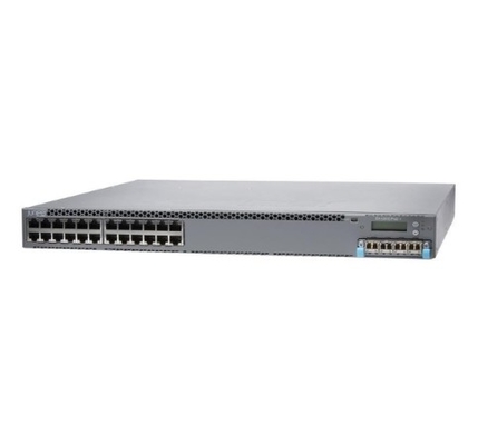 EX3400-24P EX3400 24-Port 10/100/1000BaseT PoE+ 4 X 1/10G SFP/SFP+ 2 X 40G QSFP+ Ventiladores redundantes Fluxo de ar frontal para trás