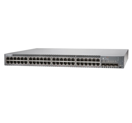 EX3400-48T EX3400 48 Portos 10/100/1000BaseT 4 X 1/10G SFP/SFP+ 2 X 40G QSFP+ Ventiladores redundantes de frente para trás Fluxo de ar