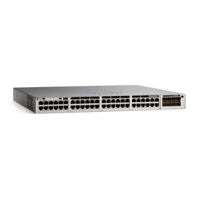 Switch básico de rede Gigabit Cisco C9300-48T-E Catalyst 9300 de 48 portas | Switch modular de acesso empresarial Uplink