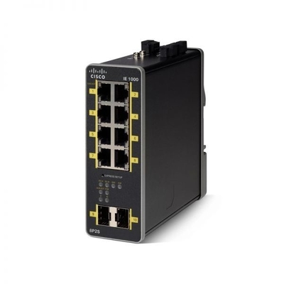 IE 1000 8P2S LM Cisco Industrial Ethernet 1000 Switches GUI Baseado em L2 PoE Switch