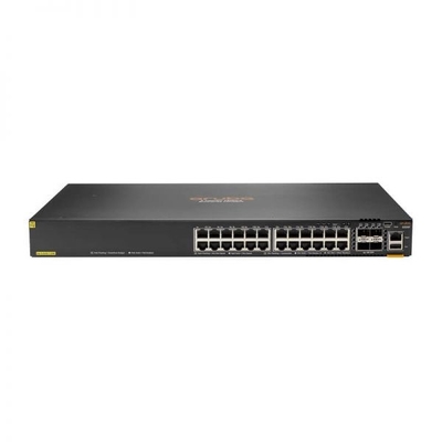 JL725A Switch da série Aruba 6200F 6200F 24G Class4 PoE 4SFP+ 370W Switch