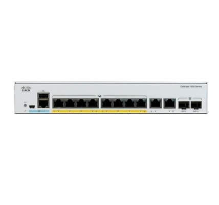 C1000-8FP-2G-L 8x 10/100/1000 Ethernet PoE+ Portos e 120W PoE Orçamento 2x 1G SFP e RJ-45 Combo Uplinks
