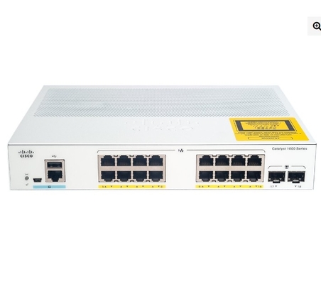 C1000-16T-2G-L Cisco Catalyst 1000 Switch 16x 10/100/1000 portas Ethernet 2x 1G SFP Uplinks