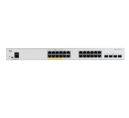 C1000-24T-4X-L Cisco Catalyst 1000 Series Switches 24x 10/100/1000 Uplinks das portas Ethernet 4x 10G SFP