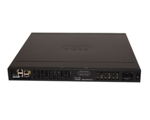 ISR4321-V/K9 Cisco ISR 4321 2 portas WAN/LAN 1 porta SFP multi-core CPU 2 NIM Segurança de voz WAAS WAN inteligente