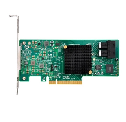 Broadcom LSI SAS 9500-8i Host Bus Adaptador 12Gb/s SAS 8-Port PCIe 3.0 HBA Cartão de Suporte Raid 0/1/1E/10O Broadcom 9311-8i