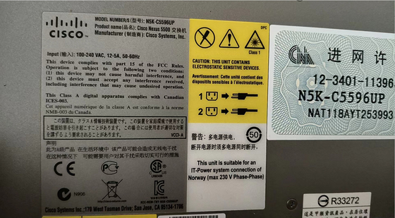 N5K C5596UP FA Cisco Nexus 5000 Série Switch em estoque com bom preço