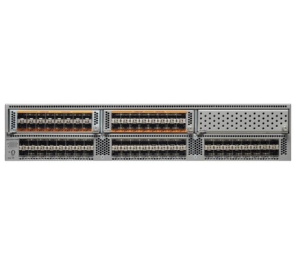 N5K-C5596T-FA - Cisco Nexus 5000 Series Switch Nexus 5596T Chassis 2RU com 2PS/4Fans 32x10GT/16xSFP+ Portos fixos N5K-C5596T-FA