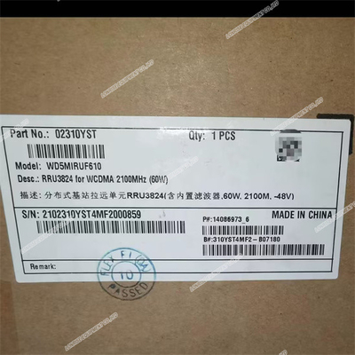 Rru3826 Wcdma 2100mhz (80w) 02310kkq Adequado para Estação Base de Telecomunicações pronto para funcionar