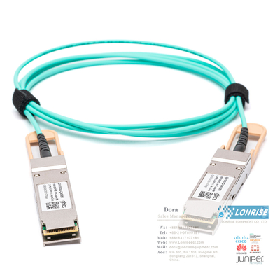Cabos AOC 02311KNQ QSFP-100G-AOC-10M Cabo óptico ativo QSFP28 100G (850nm 10m AOC) pronto para utilização