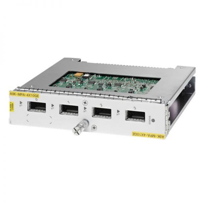Módulo de expansão CiscoA9K-MPA-4X10GE Taxa de dados Cisco Small Form-Factor Plug-in Modules 300m Distância de transmissão