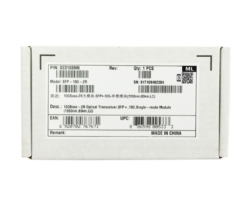 SFP-10G-ZR Huawei Transceptor Óptico SFP-10G-ZR 10GBASE-ZR Módulo SFP 10G para SMF