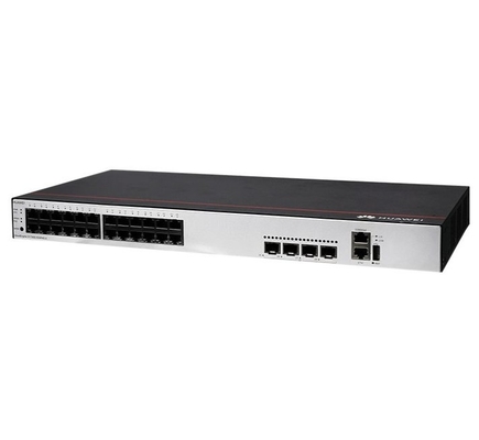 S1730S-S24P4S-A Huawei S1730S-S24P4S-A (24 portas Ethernet 10/100/1000BASE-T 4 Gigabit SFP PoE+, Fornecimento de energia AC