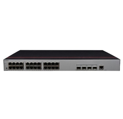 S1730S-S24P4S-A1 Huawei S1730S-S24P4S-A (24 portas Ethernet 10/100/1000BASE-T 4 Gigabit SFP, PoE+, fonte de alimentação AC)
