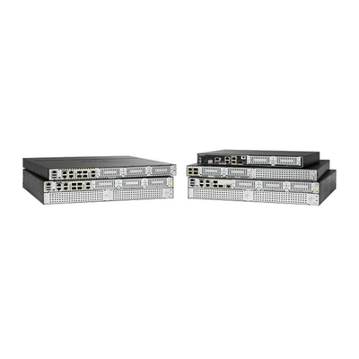 ISR4461 K9 Cisco Router ISR 4461 com 4 GE 3 NIM ISC slot 3 SM slots 8 GB Flash Memória padrão