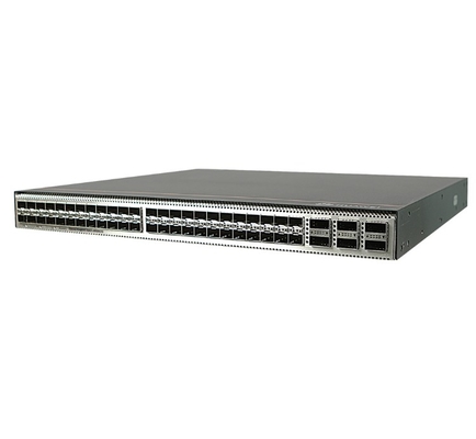 CE6863E-48S6CQ-F Huawei CloudEngine 6800 48*25G SFP28, 6*100G QSFP28, 2* fonte de alimentação AC, saída de ar do lado da porta