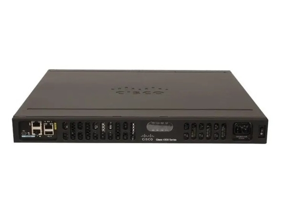 ISR4431-K9 Suporta 3 módulos de interface de rede NIM Slots fornece 500 Mbps a 1 Gbps de transferência agregada