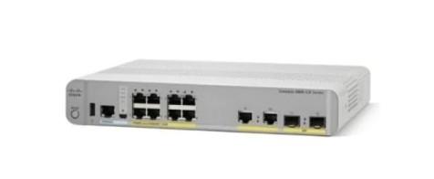 WS-C2960CX-8PC-L 8 Gigabit Ethernet Portes 8 PoE+ Outputs 124W PoE Orçamento 2 1G SFP e 2 1G Copper Uplinks