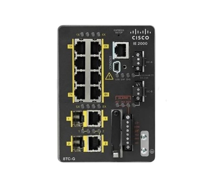 IE-2000-8TC-G-E - Ethernet Industrial série 2000 IE2000 com portas 8FE Copper e 2GE Combo (Lan Base) - 1588