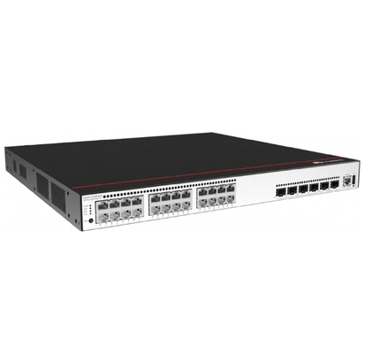 S5735-S24T4XE-V2 24*10/100/1000 Portas base-T 4*10GE Portas SFP+ 2*12GE Portas em pilha PoE+ sem módulo de alimentação