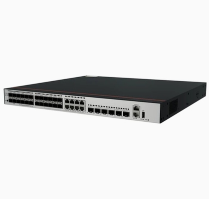 S5735-S24ST4XE-V2 24*GE Portos SFP 8 dos quais são de duplo uso 10/100/1000 ou SFP 4*10GE Portos SFP+ 2*12GE Portos em pilha sem módulo de alimentação