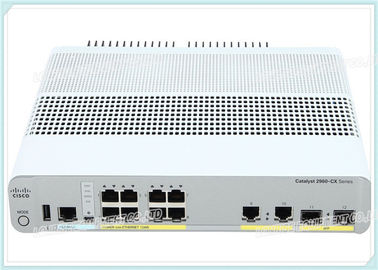 WS-C2960CX-8PC-L Cisco Ethernet Network Switch Cisco Catalyst 2960-CX 8 Port PoE LAN Base equipa 8 portas Gigabit Ethernet POE + com 2 x 1 Gigabit de cobre e 2 x 1 Gigabit SFP uplinks