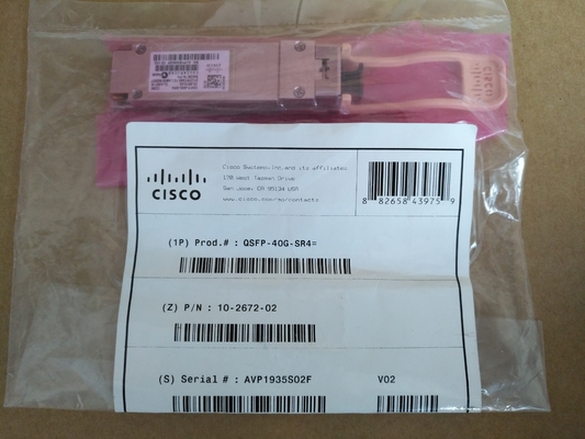 Módulo transceptor MMF Cisco QSFP-40G-SR4 40GBASE-SR4