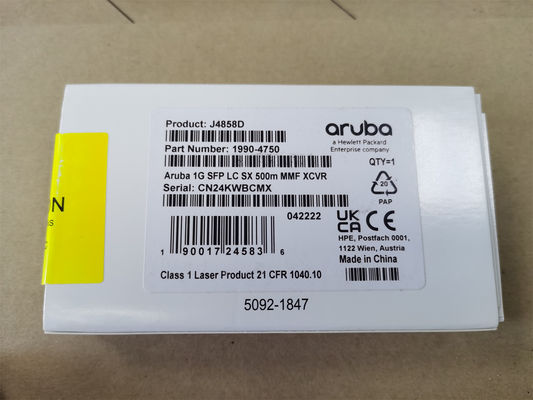 J4858D, Transceptor Aruba J4858D, 1G SFP LC/500m MMF/Série Aruba