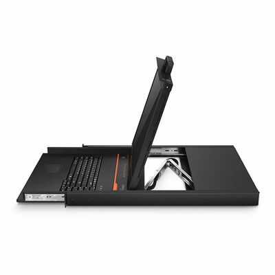 Switch KVM USB de montagem em rack VGA 1U de usuário de 8 portas x1 com LED de 19", 8 cabos VGA incluídos