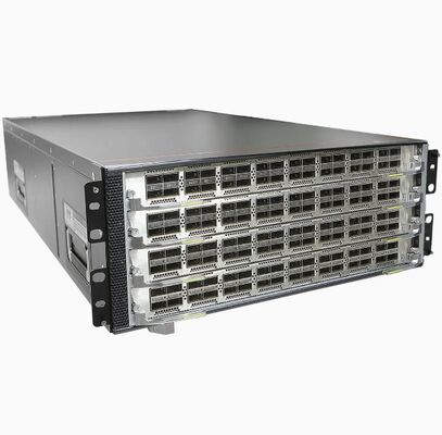 Switch de rede Huawei CloudEngine CE9865U-4C com 4 slots para subcartões, capacidade de comutação de 25,6 Tbit/s e 128 portas 100GE
