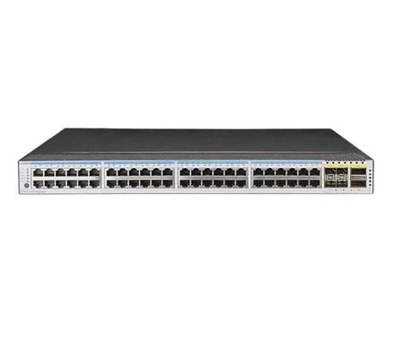 Switch HW CE5855-48T4S2Q-EI (48 portas GE RJ45, 4 portas 10G SFP+, 2 portas 40G QSFP+, 2 * caixa de ventilador, entrada lateral da porta, sem módulo de alimentação)