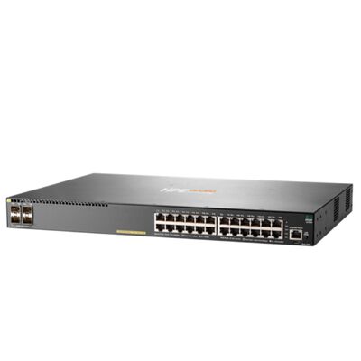 JL255A, switch Aruba 2930F, 24xGE PoE+/4xSFP+/370W PoE Budget