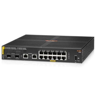 JL679A, switch Aruba 6100, 12xGE PoE/2xSFP+/139W PoE