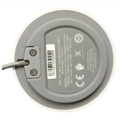 CS-MIC-TABLE-J, microfone de mesa Cisco, plugue de 3,5 mm/omnidirecional/design compacto