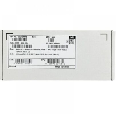 QSFP-40G-SR4	
Módulo QSFP Cisco 40GBASE-SR4 para MMF
