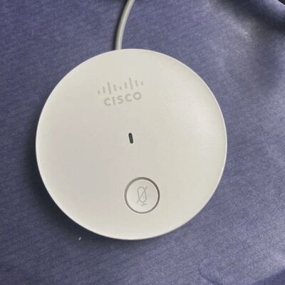 CS-MIC-TABLE-E, microfone de mesa Cisco, com fio, unidirecional, conector de 3,5 mm