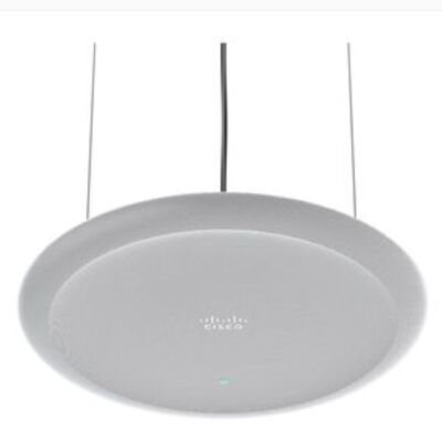 CS-MIC-CLGPRO: Microfone de teto Cisco Pro com matriz de 64 elementos, 8 feixes adaptativos AI