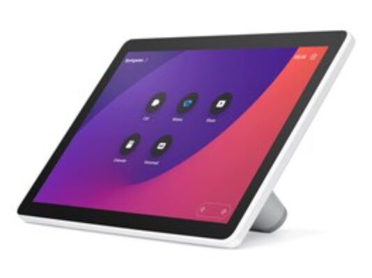 CS-TS-T10-L-K9 Navegador de sala com suporte de mesa alimentado por PoE de 10,1 polegadas para Cisco Webex CollaborationCS-TS-T10-L-K9