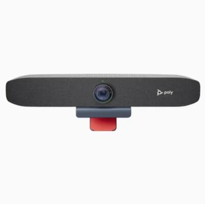 POLY STUDIO P15: barra de vídeo pessoal 4K Ultra HD com cancelamento de ruído AI e enquadramento automático