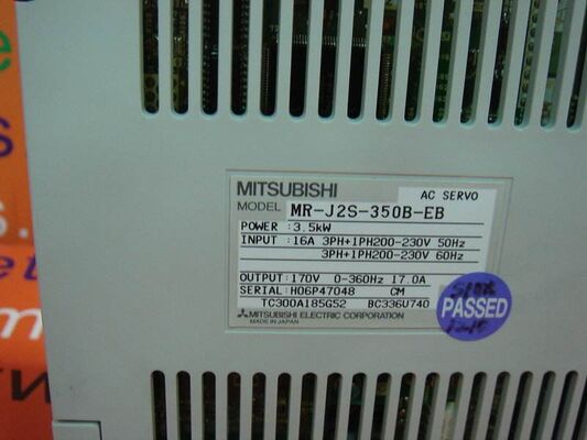 MR-J2S-350B-S041U703 Servo Drive CA 3,5 kW | Componente de automação industrial Mitsubishi